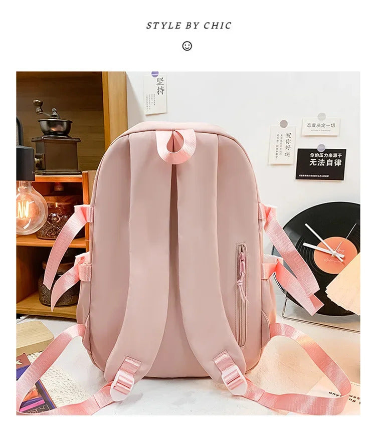 Japanese Kawaii Itabag Women New 2024 Transparent Backpack Women Large Capacity Ita Backpack School Bags For College Student JK