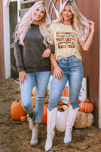 Khaki Flannels Hayrides Pumpkins Sweaters Bonfires Tee