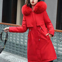 Plus Size Women's Winter Jacket Hoodie Padded Jacket Casual Windbreaker Office Lady's Matching New In Coats & Jackets Outerwear