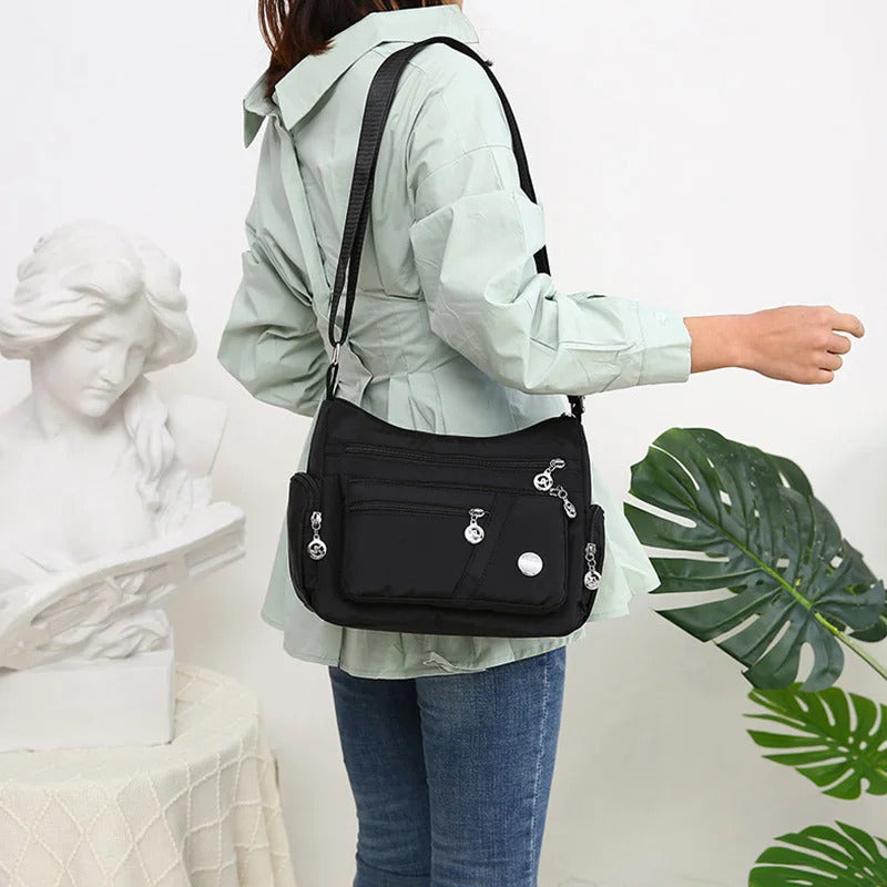 Casual Women Shoulder Messenger Bag Oxford Waterproof Zipper Handbags Package Female Large Capacity Travel Crossbody Bag