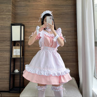 Maid Costumes Black White Maid Outfit Anime Cosplay Sexy Gothic Lolitamiad Dress Kawaii Fairy Uniform Plus Size Lingerie Clothes