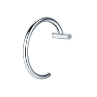 1Pc Stainless Steel Fake Nose Rings Hoops, Septum Rings C Clip Lip Ring Fake Nose Piercing Non-Pierced Body Jewelry for Women