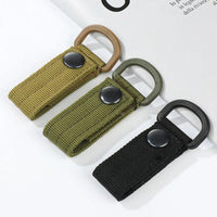 Hanging Key Hook Clip Clamp Buckle Hook Clip Nylon Webbing Molle Belt Clip Outdoor Buckle Strap Hunting Accessories Equipment