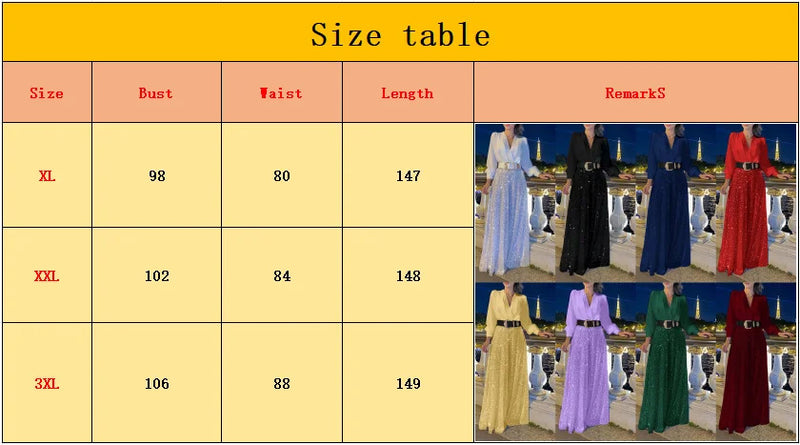 Plus-size fashionable V-neck long sleeve shirt temperament elegant sequins wide-legged onesie plus-size women's clothing