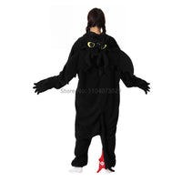 Onesieshow Animal Kigurumi Pyjamas Halloween Onesie Adult Kids Cartoon Toothless Pajama Cosplay Party Women Men Homewear XXL