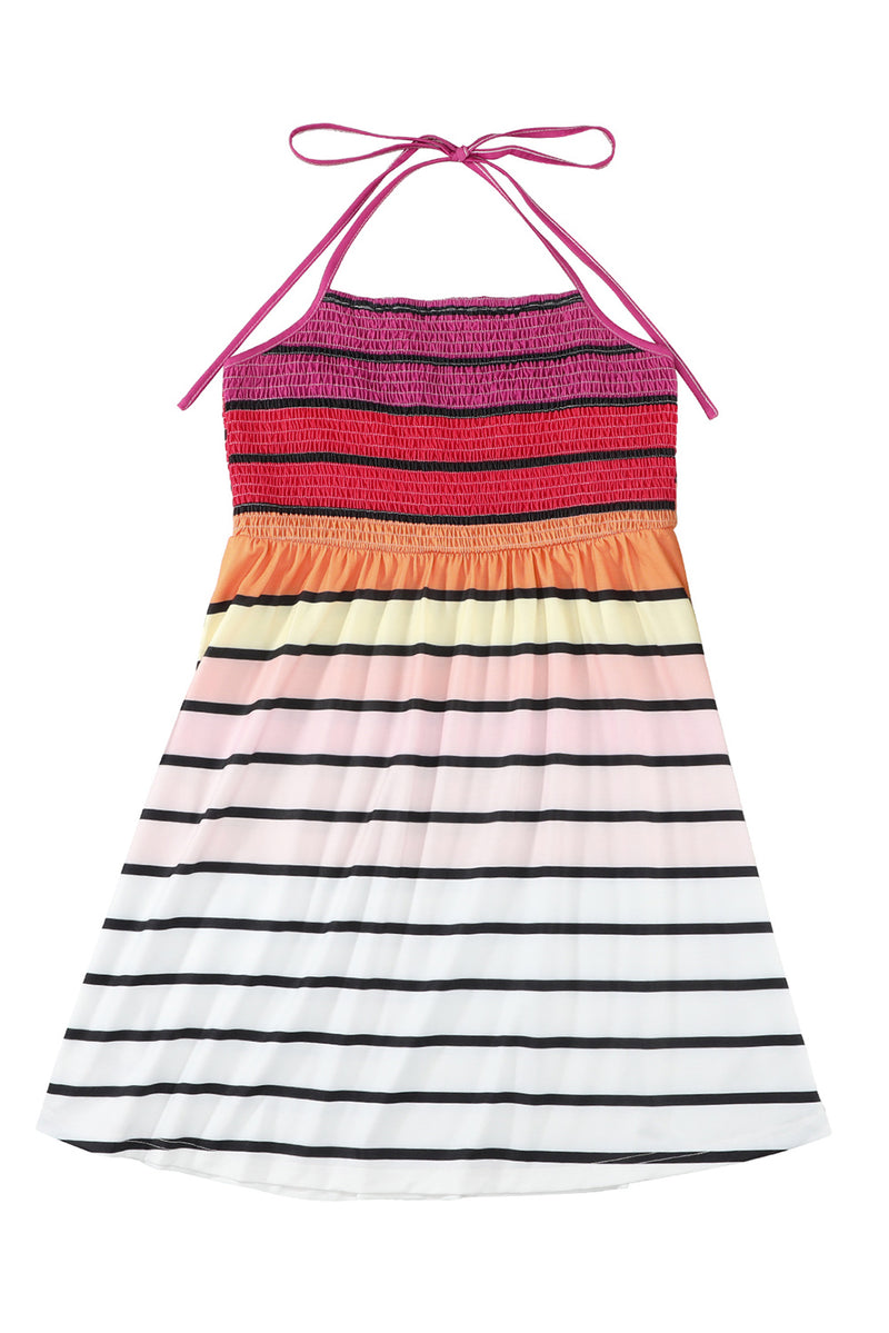 Women's Colorful Striped Hollow Out Camisole