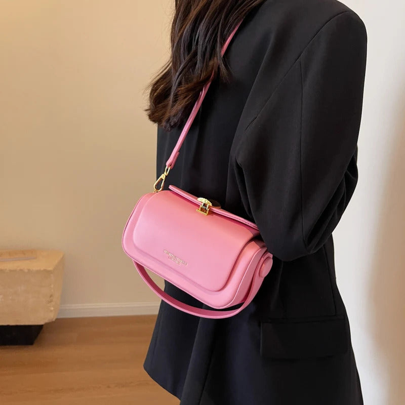 Simple Fashion Mini Square Women Crossbody Bags 2024 Luxury Designer Purses And Handbags Box Shape Pure Color Shoulder Satchels