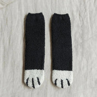 Fashion Womens Cats Paw Stripe 3d Socks Kawaii Fun Thick Girls Cartoon Animal Fingers Sock Hosiery Toe Zebra/Tiger/Cat Foot Sox