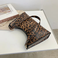 Summer New Shoulder Bags for Women High Quality Zebra Underarm Handbags PU Leather Leopard Armpit Purse Bag