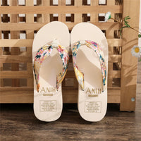 2024 Fashion Women Flip Flops Summer Beach Platform Slippers Casual Outside Wedges Sandals Summer Women Shoes