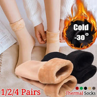 5Pair New Women Winter Thicken Warm Short Socks Thermal Cashmere Wool Socks Nylon Snow Velvet Boots Home Floor Calcetines Mujer