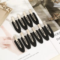 10pcs/set No Bend Seamless Hair Clips Side Bangs Barrette Makeup Washing Face Accessories Women Girls Styling Hairpins