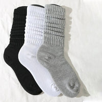 3 Pairs Pleated Mid Length Socks Women's Fashion Lolita Bubble Socks Comfort Non Pilling Autumn Versatile Girl Elephant Socks