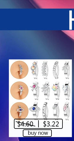 ZS 14/16G 925 Sliver Navel Piercing Ring Punk Skull Belly Button Rings for Men Steel Color Belly BCR Body Piercings Jewelry