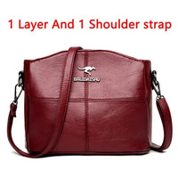 Luxury Handbag Fashion Print Large Capacity Soft Leather Women Shoulder Crossbody Bag Leisure Designer Ladies Purses and Handbag