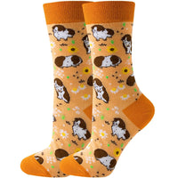 New Fashion Colorful Funny Happy Casual Women Socks Dress Harajuku Cute Animal Cartoon Men's Socks