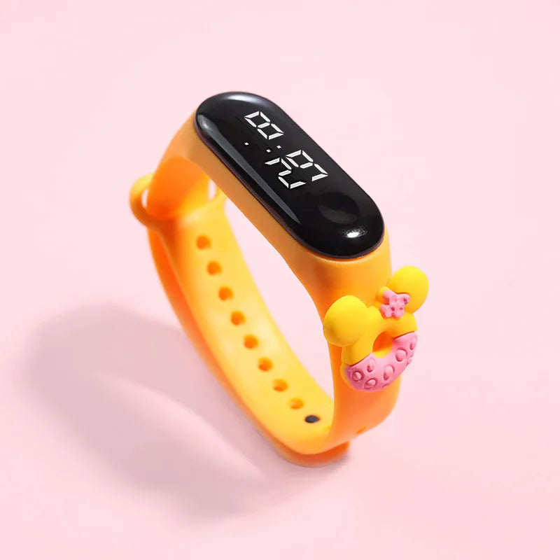 New Cartoon Animal Summer LED Electronic Watch Cute Ice Cream Students Swimming Simple Life Waterproof Digital Watch Reloj Mujer