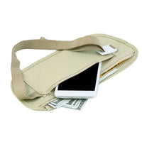 Cloth Travel Pouch Hidden Wallet Passport Money Waist Belt Bag Slim Secret Security Useful Travel Storage Bag