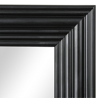 [Shipping from US] Mirror Full Length with 13x49 Black Frame - Versatile Hanging Options, Pre-Drilled for Easy Installation