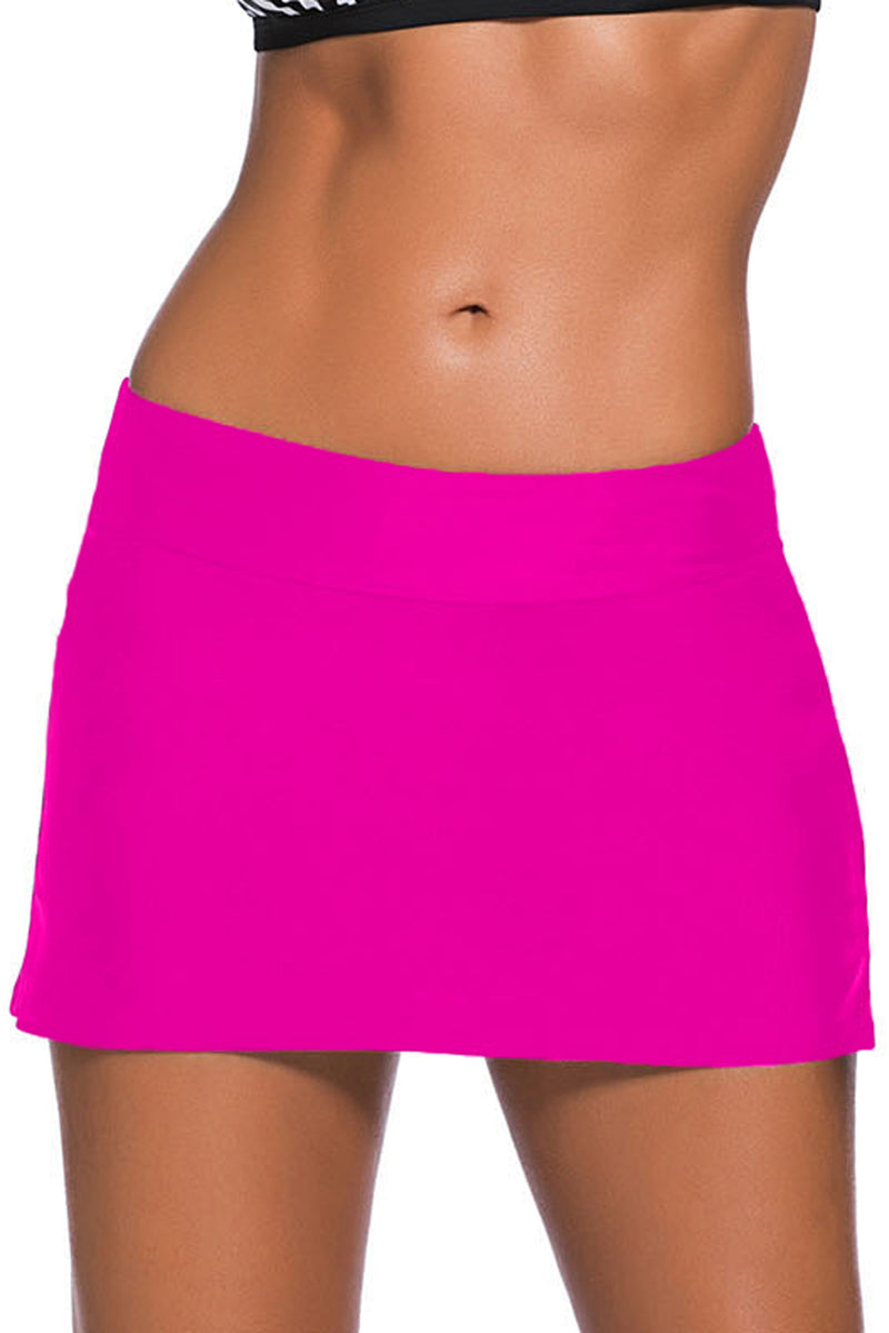 Plus Size Rosy Skirted Swim Bikini Bottom