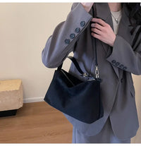 Zipper Solid Color High Capacity PU Shoulder Bags 2024 Hot Sale Bags for Women Simple Fashion Tote Bolsas Femininas