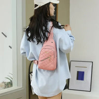 BestSelling Chest CrossBorder Supply Of Composite Fabric Leisure Shoulder Bag Ladies Backpack Embroidered