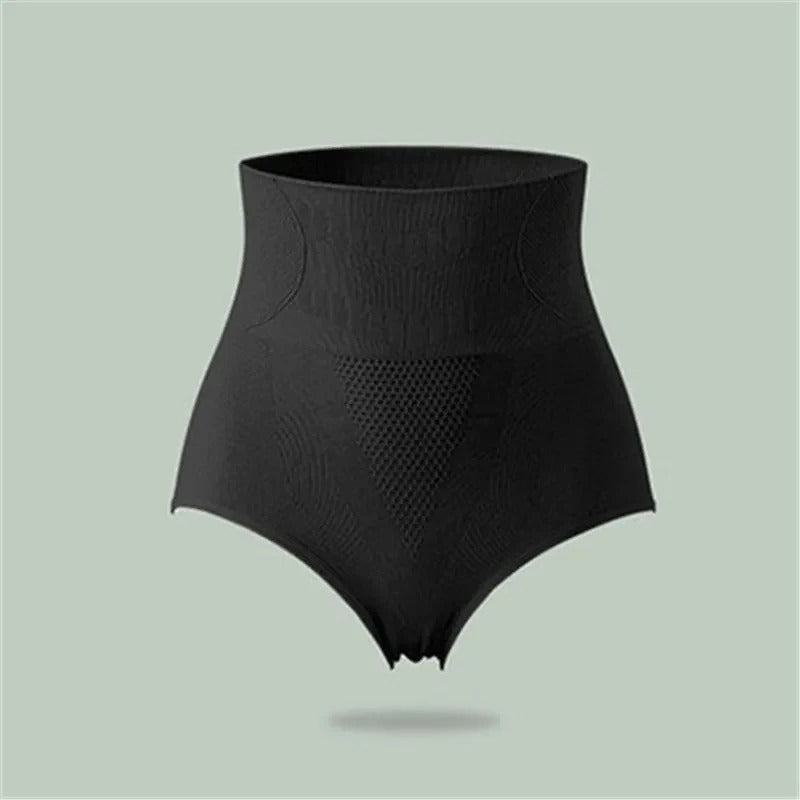 FINETOO Women High Waist Shaping Panties Breathable Body Shaper Slimming Tummy Underwear Butt Lifter Control Panties Shaperwear