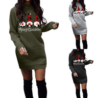 Streetwear Women Clothing Y2k Dress Winter Clothes Women Hoodies Pullover Christmas Casual Autumn Harajuku Sweatshirts Dress