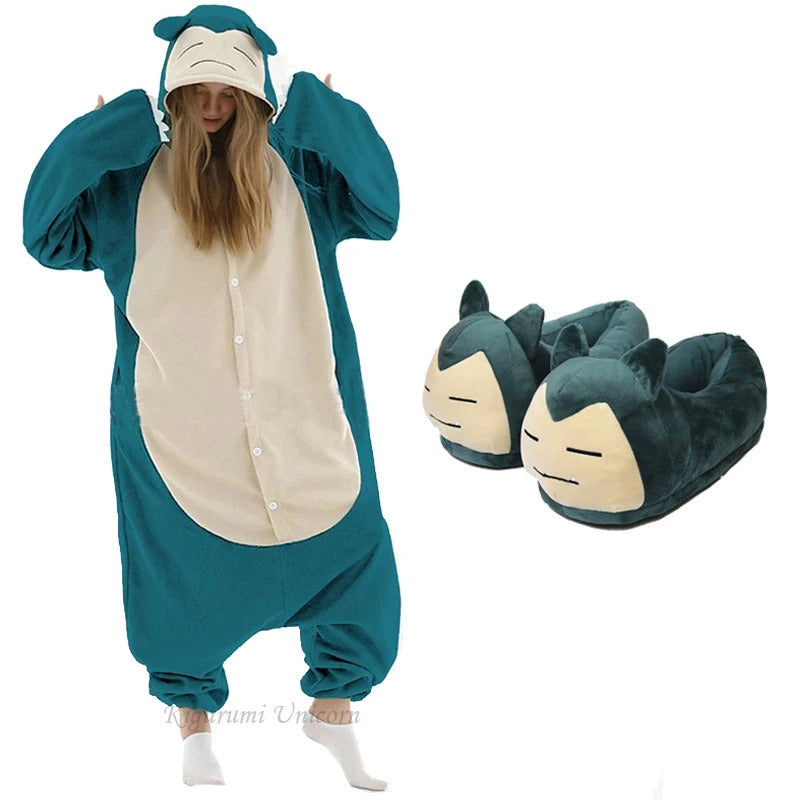 New Animal Kigurumi Unicorn XXL Cartoon Suit Women Pajama Anime Onesies For Adult Men Onsie Boy Girls Pijamas Fleece One-Piece