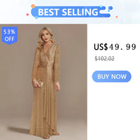 Lucyinlove Luxury Floor Length V-Neck Evening Dress Elegant Slit Party Women 2024 Wedding Sequins For Formal Prom Cocktail Dress