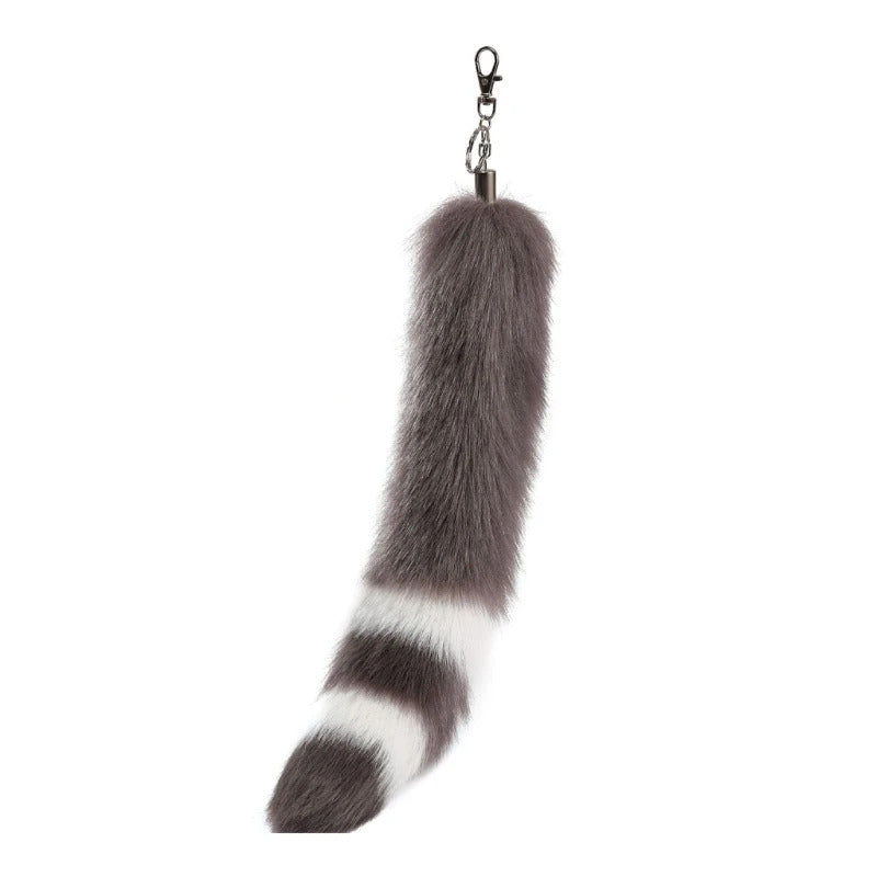 for Key Ring Raccoon Coat Tails Chain Keychain Keyring Gift New Tails Key Ring Chain Creative Rings for Men