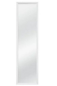 [Shipping from US] Mirror Full Length with 13x49 Black Frame - Versatile Hanging Options, Pre-Drilled for Easy Installation