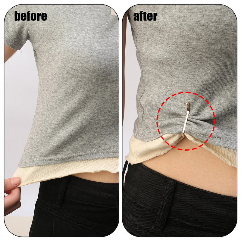 Adjustable Sleeve Clip for Pants Waist Tightening  Sleeve Reduction Clip Suitable for Jeans Skirts Detachable Buckle Accessories