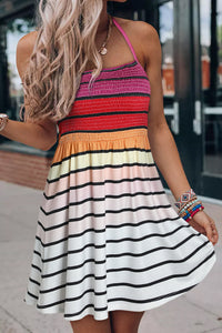 Women's Colorful Striped Hollow Out Camisole