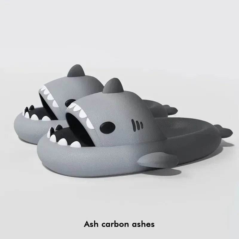 Shark gradient slippers women, summer little fairy, couple cute, ins, wear trendy men's sandals