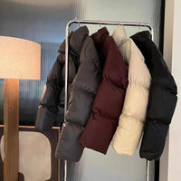 Women's Jacket New Korean Version Stand Collar Short Cotton-padded Jacket Thickening Warm Parkas Winter Jackets for Women Coat