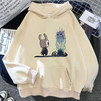 Hollow Knight Hoodies Men Korea Ulzzang Grunge Y2k Aesthetic Fmale Autumn and Winter Pullover Hoddies Graphic Streetwear