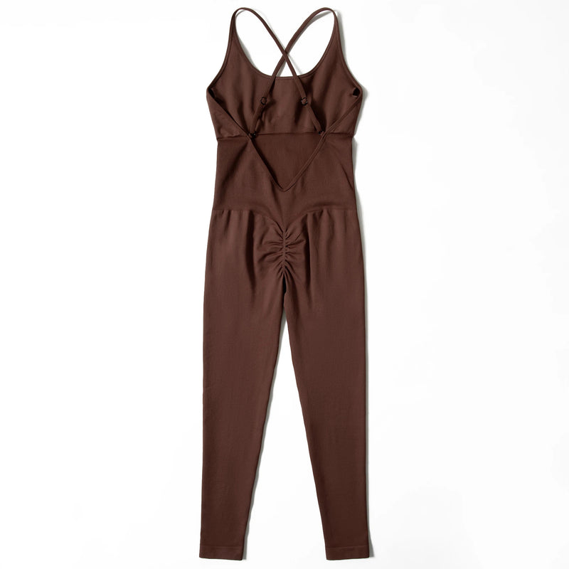 Solid Sexy Jumpsuits Women Summer Sleeveless Rompers Bodysuit Backless Casual Bodycon Playsuits Sports Fashion Streetwear Ladies