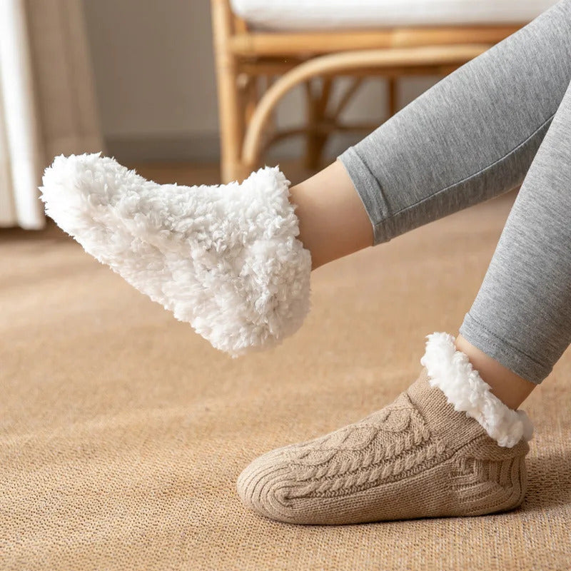 Fall and Winter Floor Socks Home Warm Women Men Socks Snow Socks Sleep Carpet Socks Slippers Socks Men Non-slip Yoga Socks 2024