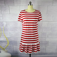 Matching Family Dresses  2023 Striped Mother Daughter Dresses Short Sleeve  Girl Big Sister Mother Kids Family Matching Clothes