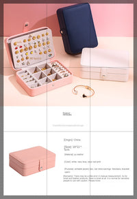 Leather Jewelry Box Organizer Jewelry Display Jewelry Boxes and Packaging Ring Box Suitable for Earrings and Rings