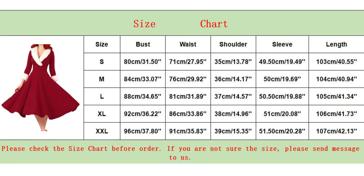 New Year Christmas Dress Women Christmas Sexy Costume Long Sleeve V Neck Plush Warm Party Pleated Elegant Tunic Swing Dresses