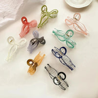 Scissors Shape Hair Claw Clips Women Shark Jelly Clear Hairclip Girl Hairpin Crab Barrette Clamp Hair Accessories