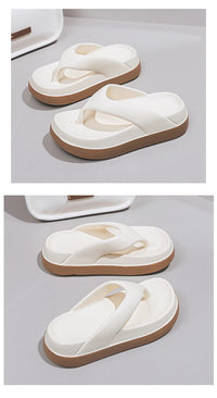 Woman flip flops Popular Design Shoes 2024 trend Casual Platform Sandals non-slip Outdoor slippers Unique features Flat sandals