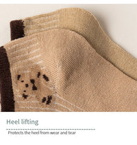 4/5/6/8 Pairs of Cute Teddy Bear Short Socks with Shallow Mouthed Spring and Summer Casual Matching Short Tube Boat Socks