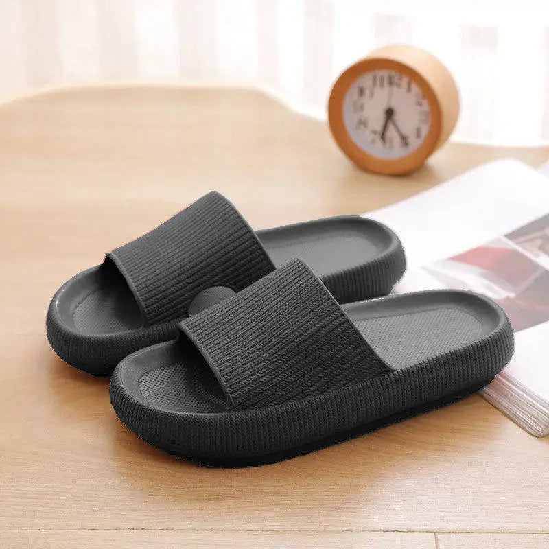 Women Thick Platform Cloud Slippers Indoor Home Eva Soft Sole Pillow Slides Sandals Woman 2023 Summer Non Slip Beach Flip Flops