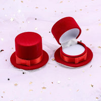 One Piece Velvet Jewelry Box Gift Box Container Wedding Ring Box Ring Case Earrings Holder For Jewelry Display& Jewelry Package