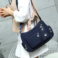 Casual Women Shoulder Messenger Bag Oxford Waterproof Zipper Handbags Package Female Large Capacity Travel Crossbody Bag