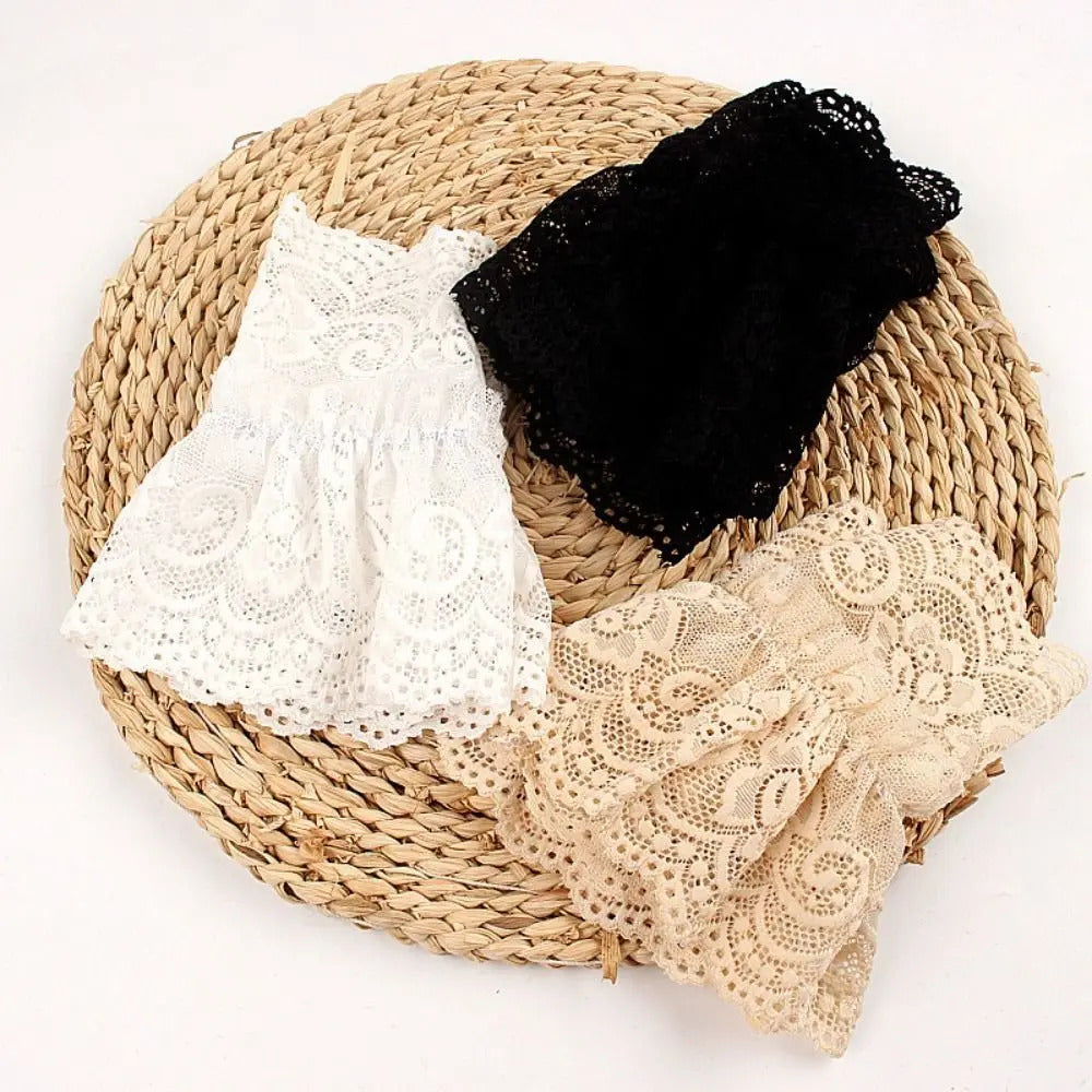 Detachable Sleeve Cuffs Lace Cuffs Ruffles Elbow Sleeve Sweater Decorative Sun Protection Sleeve Spring Autumn Universal