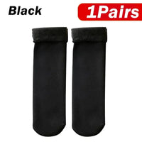 5Pair New Women Winter Thicken Warm Short Socks Thermal Cashmere Wool Socks Nylon Snow Velvet Boots Home Floor Calcetines Mujer